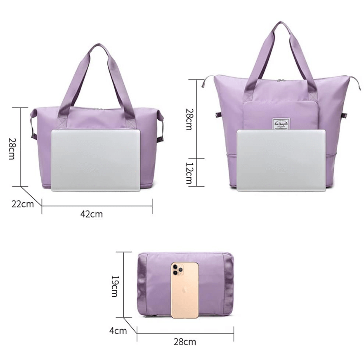 Bolsa De Viaje Plegable 3 En 1 - Ligera y Multifuncional-1