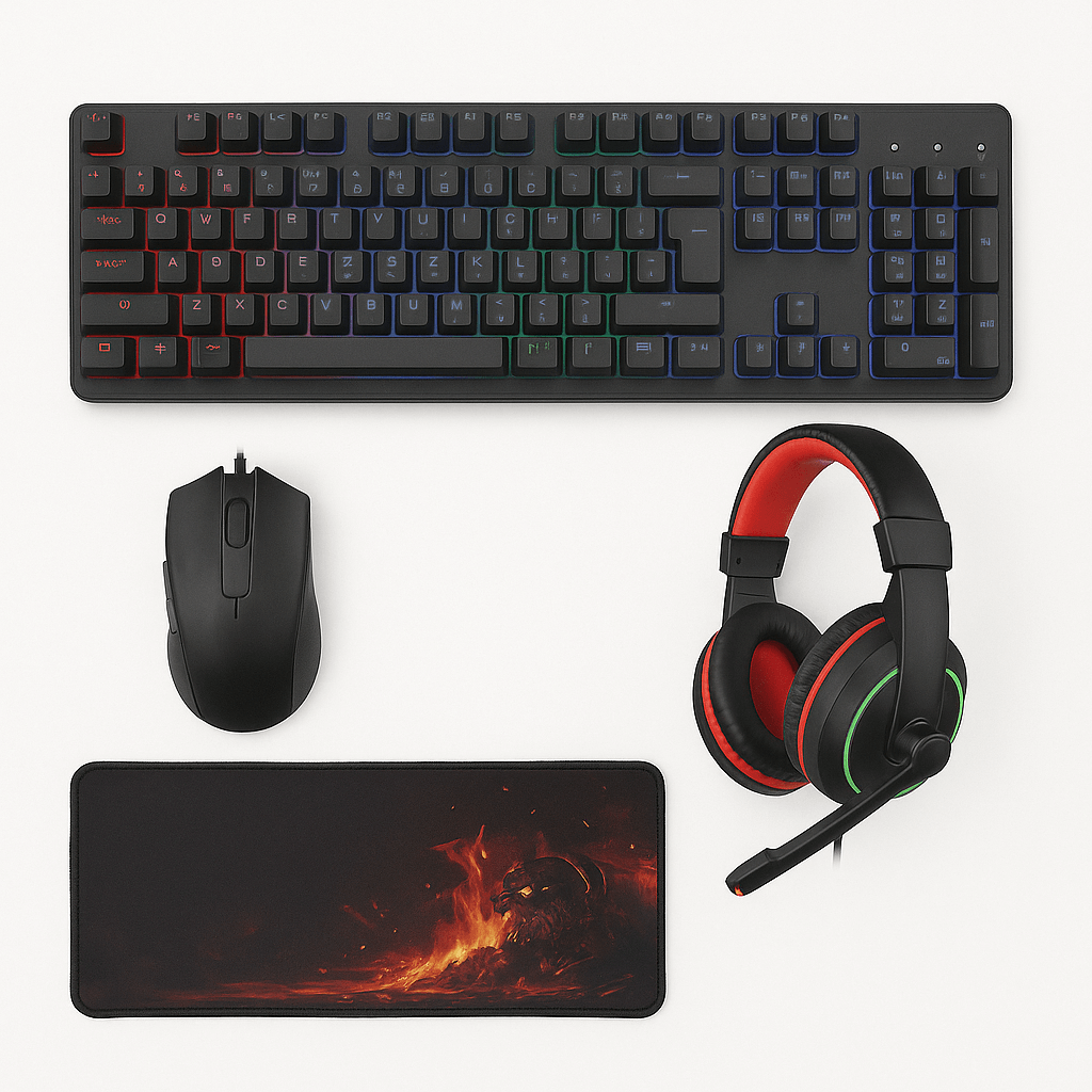 Combo Gamer Imice Teclado Mouse Audifono-3