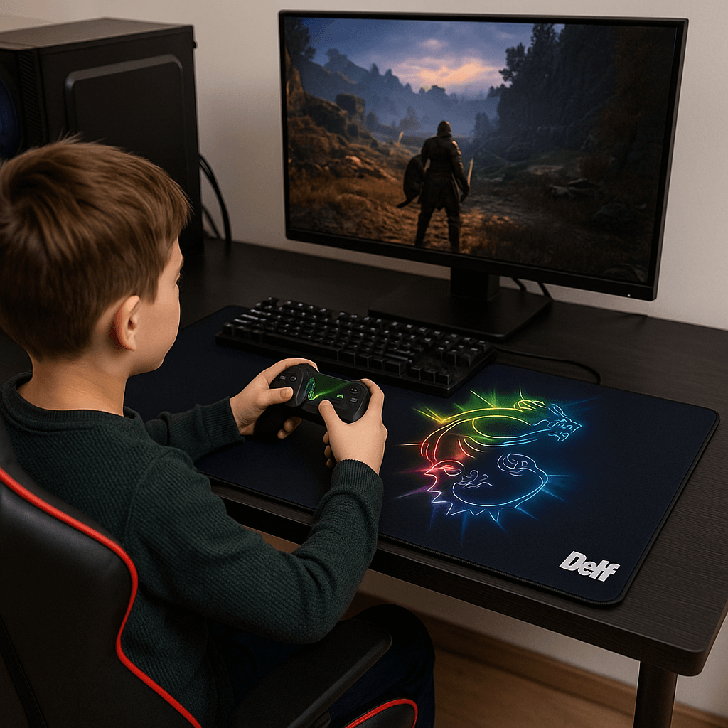 Mousepad Gamer XL Mapa Mundial 35-2