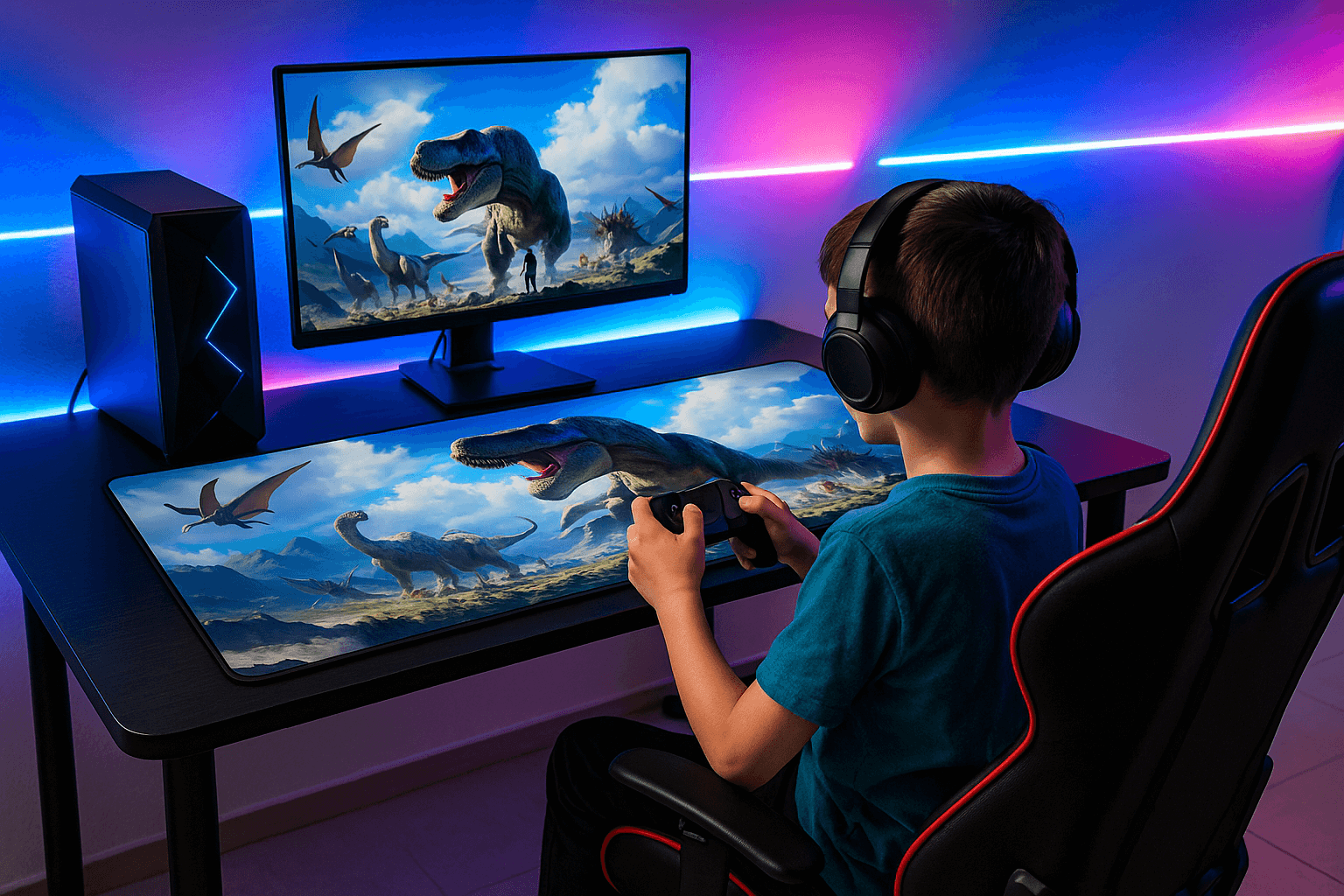 Mousepad Gamer Xl Mapa Mundial 30-1