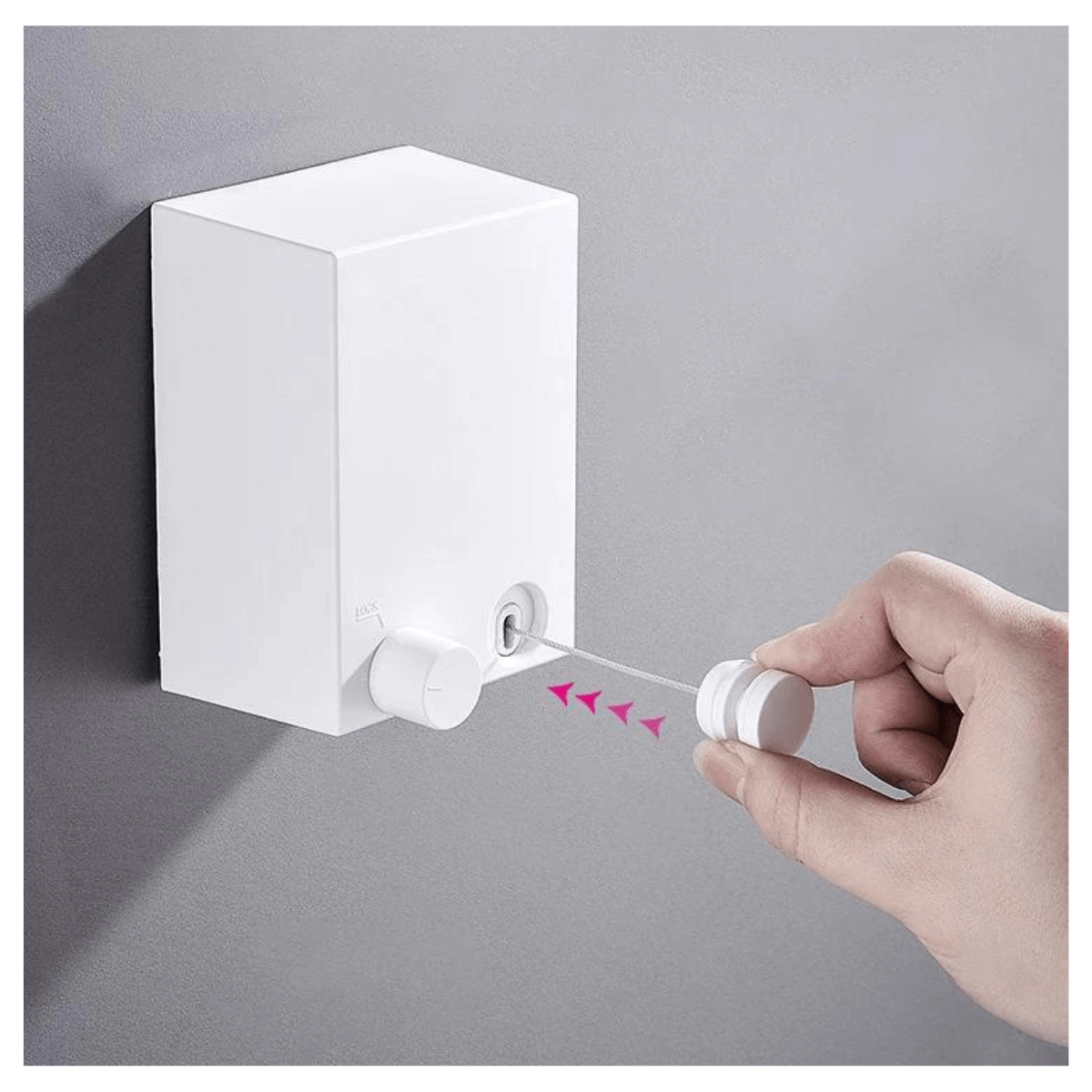 Perchero Japonés Invisible Plegable para Pared-2