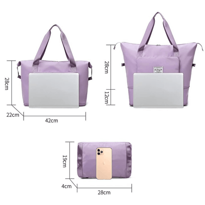 Bolsa De Viaje Plegable 3 En 1 - Ligera y Multifuncional-1
