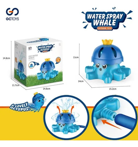 Pulpo Splash Crown – Fuente de Agua Giratoria para Niños