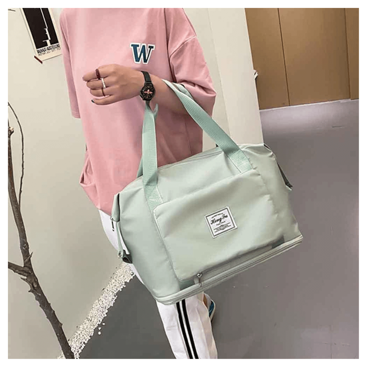 Bolsa De Viaje Plegable 3 En 1 - Ligera y Multifuncional-3