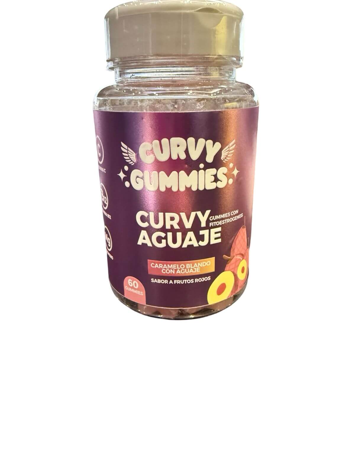 Curvy Gummies Suplemento Natural para Aumentar Moldear Caderas y Senos-3