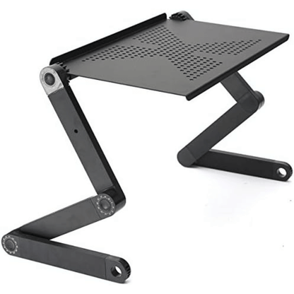 Mesa Portable De Metal Para Laptop Resistente y Duradera.-4