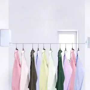 Perchero Japonés Invisible Plegable para Pared-6