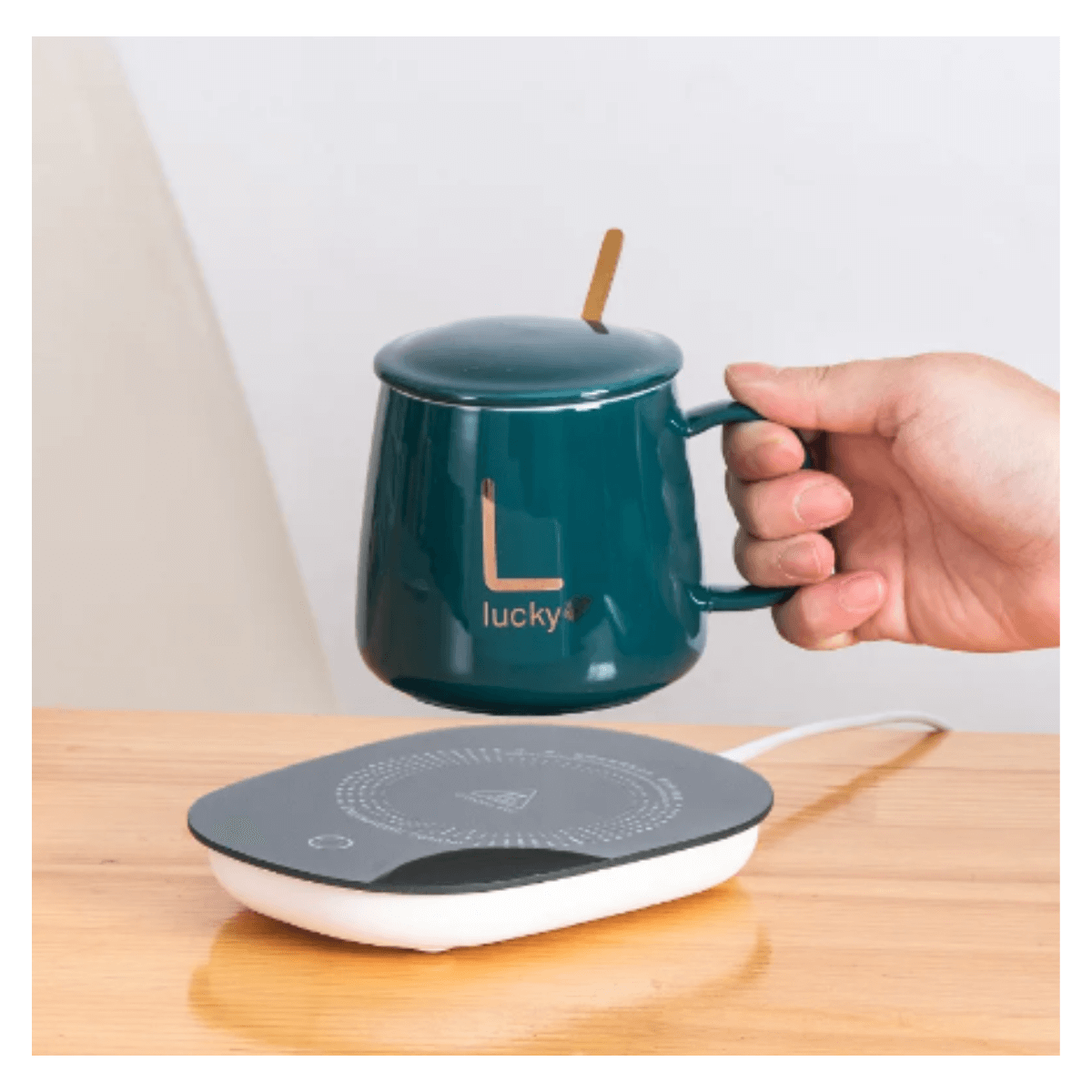 Taza De Cerámica Con Almohadilla Térmica-4