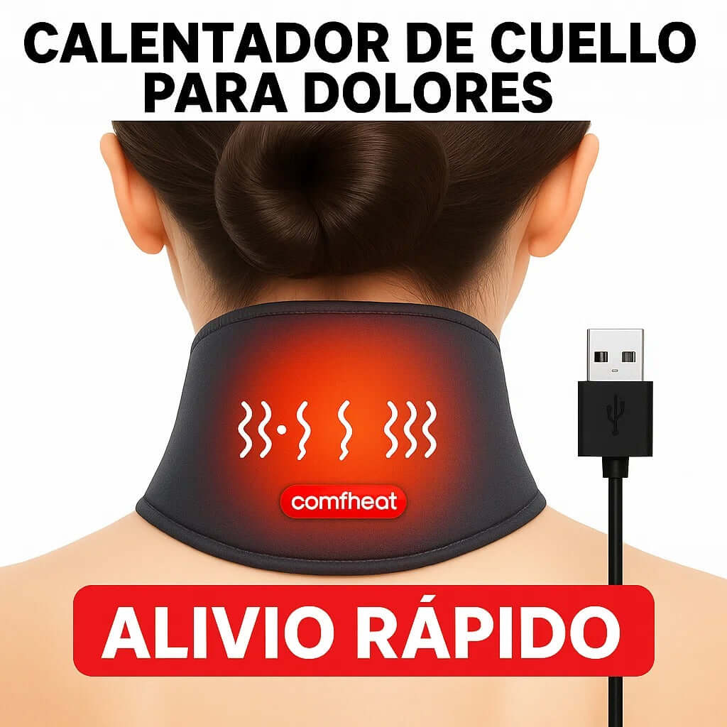 ThermoRelax Pro El Cuello Térmico, calentador de cuello para alivio rápido de dolores y estrés, diseño cómodo y funcional.