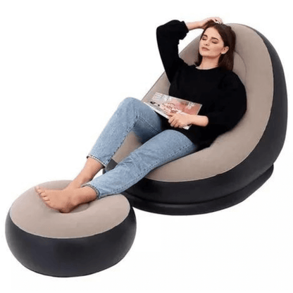 Tumbona Inflable Moderna Multiuso Cómoda y Versátil-1